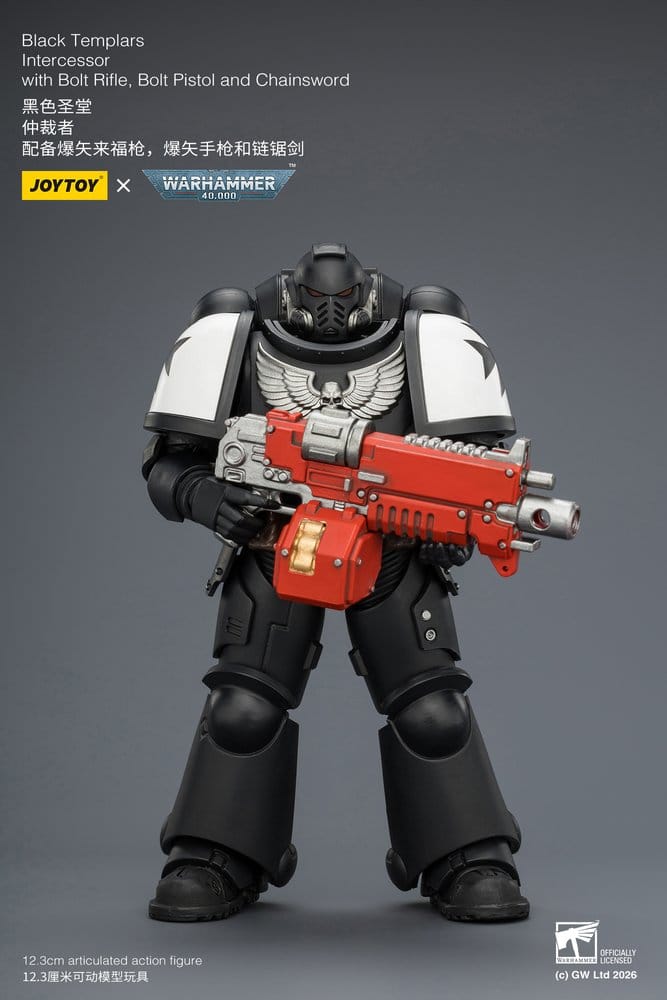 Warhammer 40,000 figurine Black Templars Intercessor 12 cm