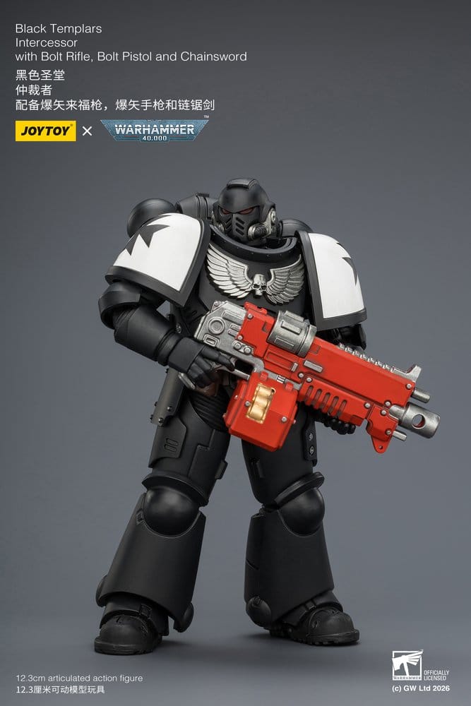 Warhammer 40,000 figurine Black Templars Intercessor 12 cm