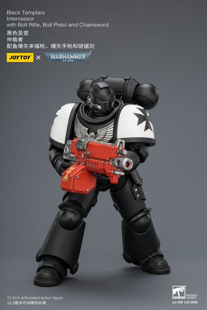 Warhammer 40,000 figurine Black Templars Intercessor 12 cm