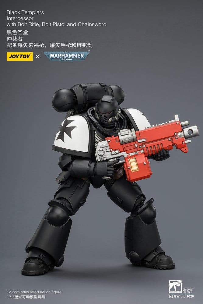 Warhammer 40,000 figurine Black Templars Intercessor 12 cm