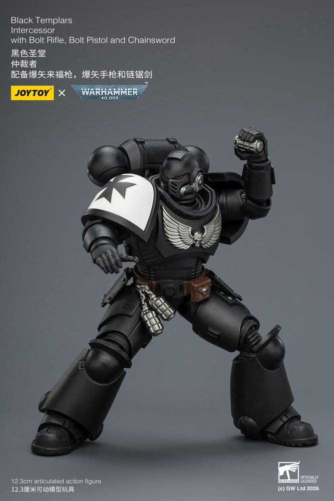 Warhammer 40,000 figurine Black Templars Intercessor 12 cm