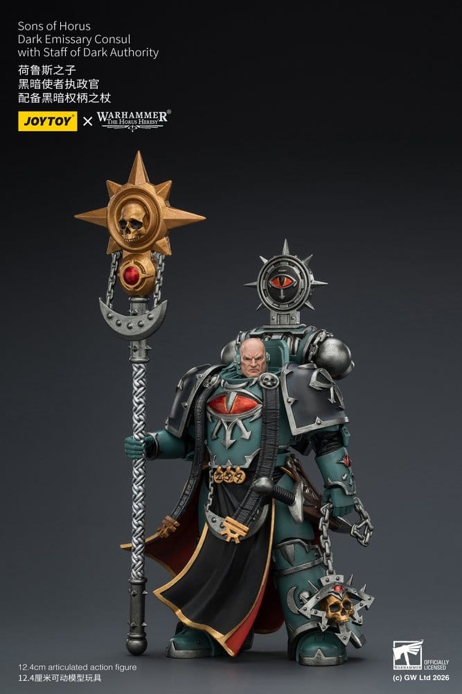 Warhammer The Horus Heresy figurine Sons of Horus Dark Emissary Consul 12 cm