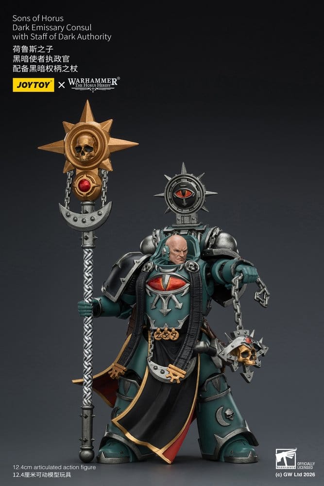 Warhammer The Horus Heresy figurine Sons of Horus Dark Emissary Consul 12 cm