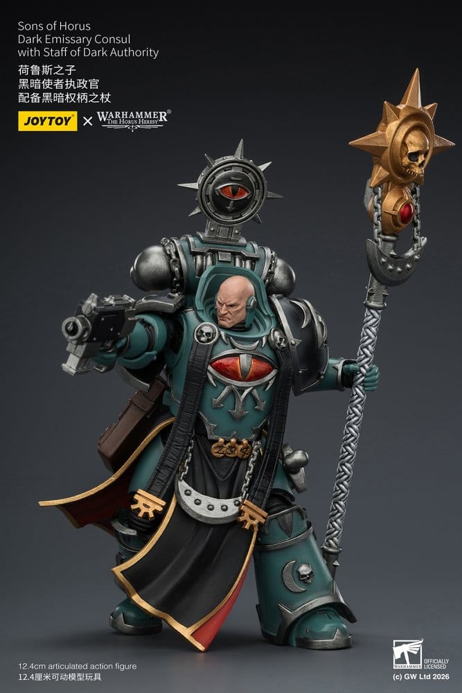 Warhammer The Horus Heresy figurine Sons of Horus Dark Emissary Consul 12 cm