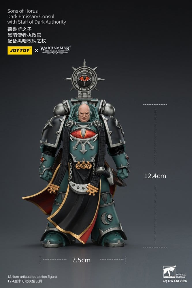 Warhammer The Horus Heresy figurine Sons of Horus Dark Emissary Consul 12 cm