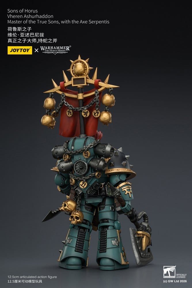 Warhammer The Horus Heresy figurine Sons of Horus Vheren Ashurhaddon Master of the True Sons 13 cm