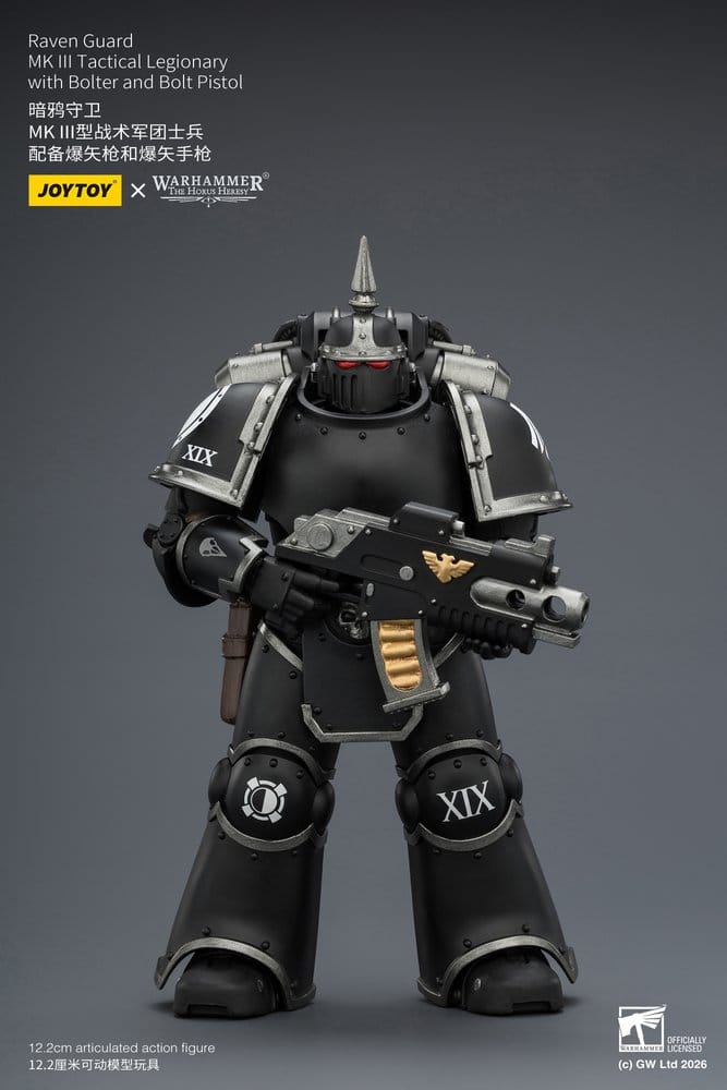 Warhammer 40,000 figurine Raven Guard MK III Tactical Legionary 12 cm