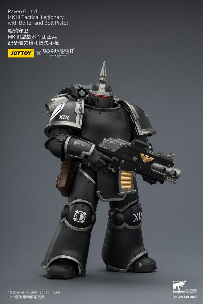 Warhammer 40,000 figurine Raven Guard MK III Tactical Legionary 12 cm