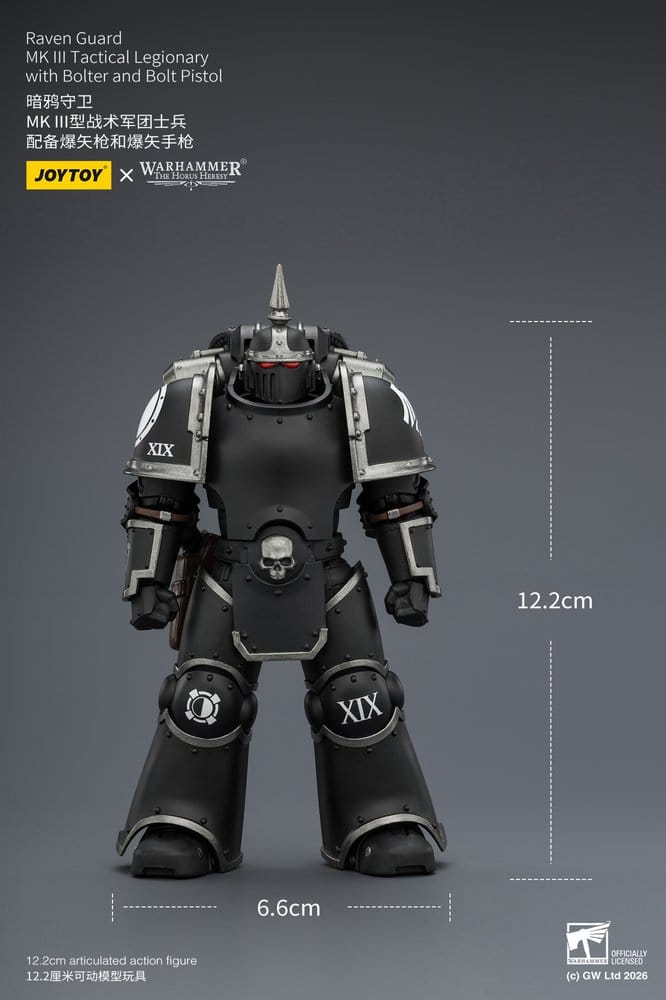 Warhammer 40,000 figurine Raven Guard MK III Tactical Legionary 12 cm