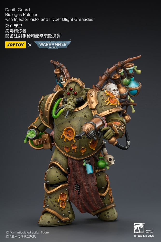 Warhammer 40,000 figurine Death Guard Biologus Putrifier 12 cm