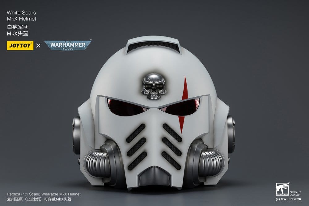 Warhammer 40,000 casque White Scars MkX 30 cm