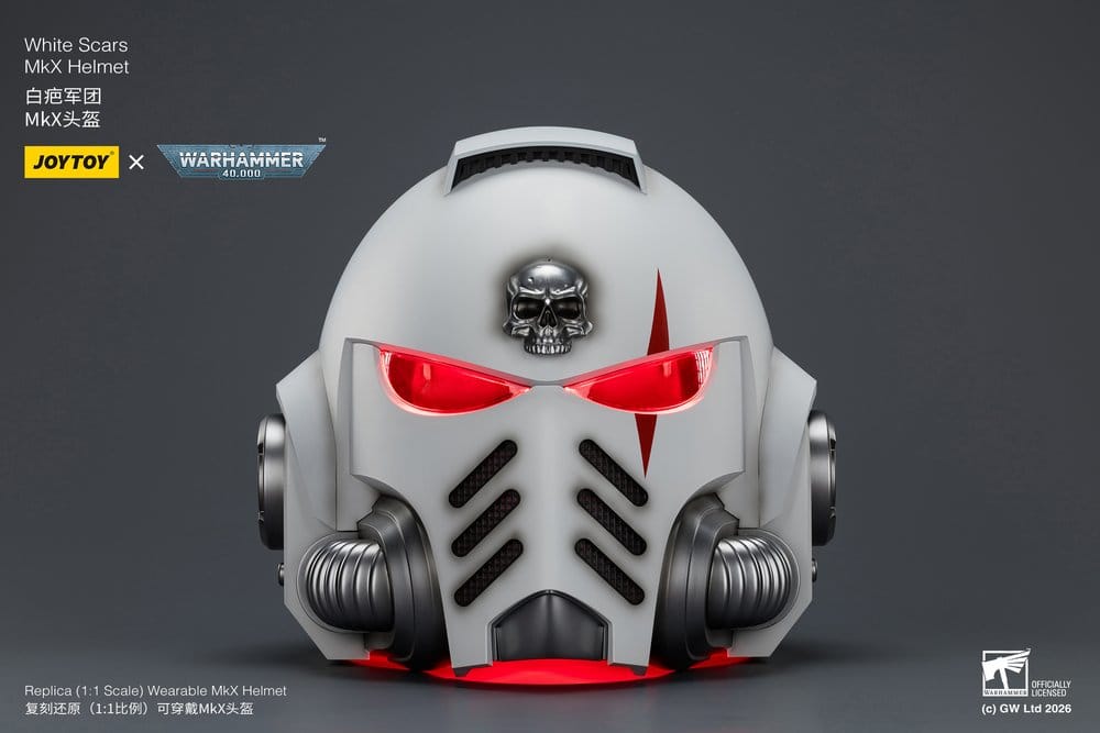 Warhammer 40,000 casque White Scars MkX 30 cm