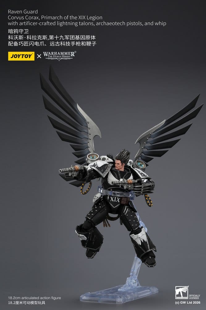 Warhammer 40,000 figurine Raven Guard Corvus Corax, Primarch of the XIX Legion 18 cm