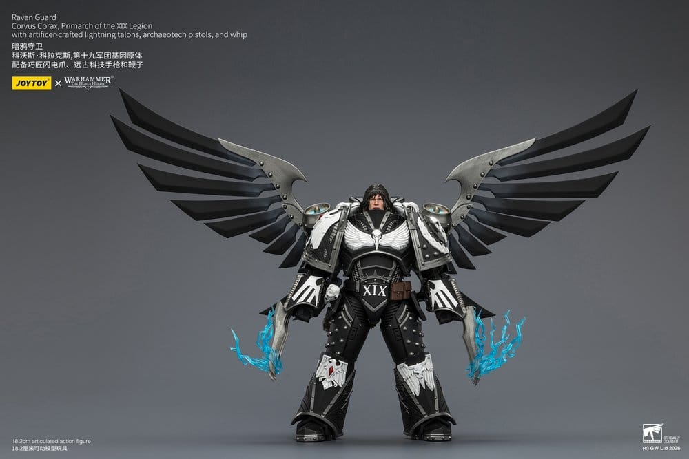 Warhammer 40,000 figurine Raven Guard Corvus Corax, Primarch of the XIX Legion 18 cm