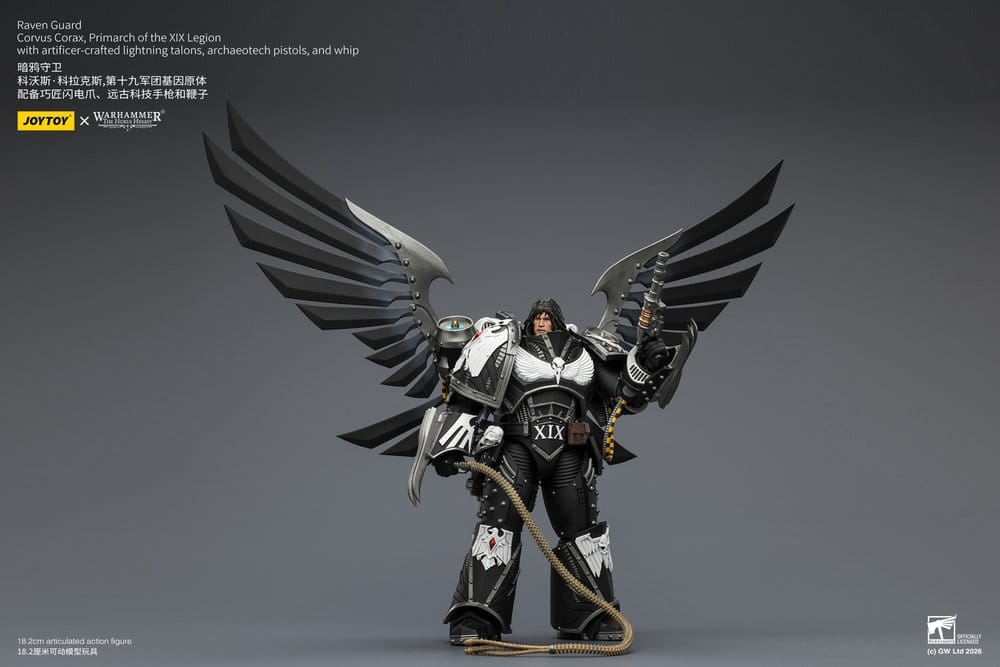 Warhammer 40,000 figurine Raven Guard Corvus Corax, Primarch of the XIX Legion 18 cm