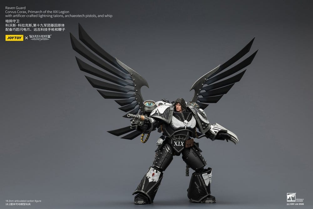 Warhammer 40,000 figurine Raven Guard Corvus Corax, Primarch of the XIX Legion 18 cm