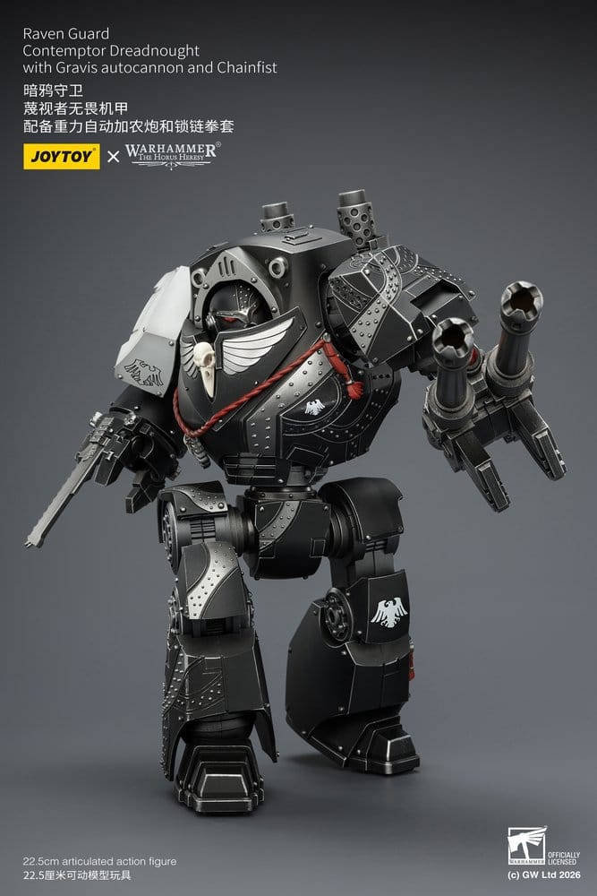 Warhammer 40,000 figurine Raven Guard Contemptor Dreadnought 23 cm