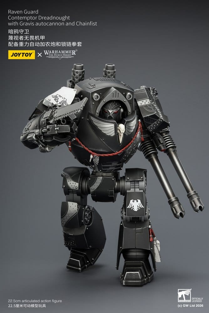 Warhammer 40,000 figurine Raven Guard Contemptor Dreadnought 23 cm