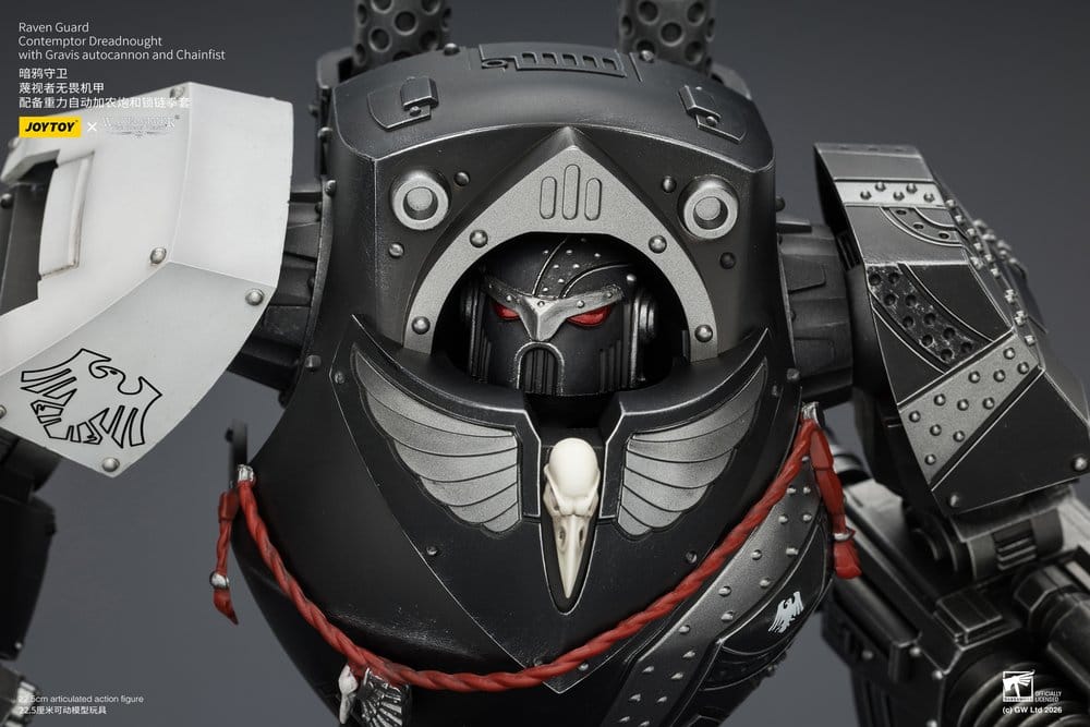 Warhammer 40,000 figurine Raven Guard Contemptor Dreadnought 23 cm