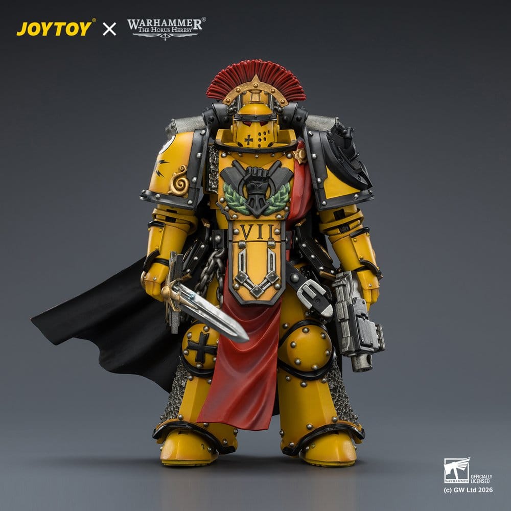 Warhammer figurine Imperial Fists Legion Praetor in Mk III Armour 13 cm