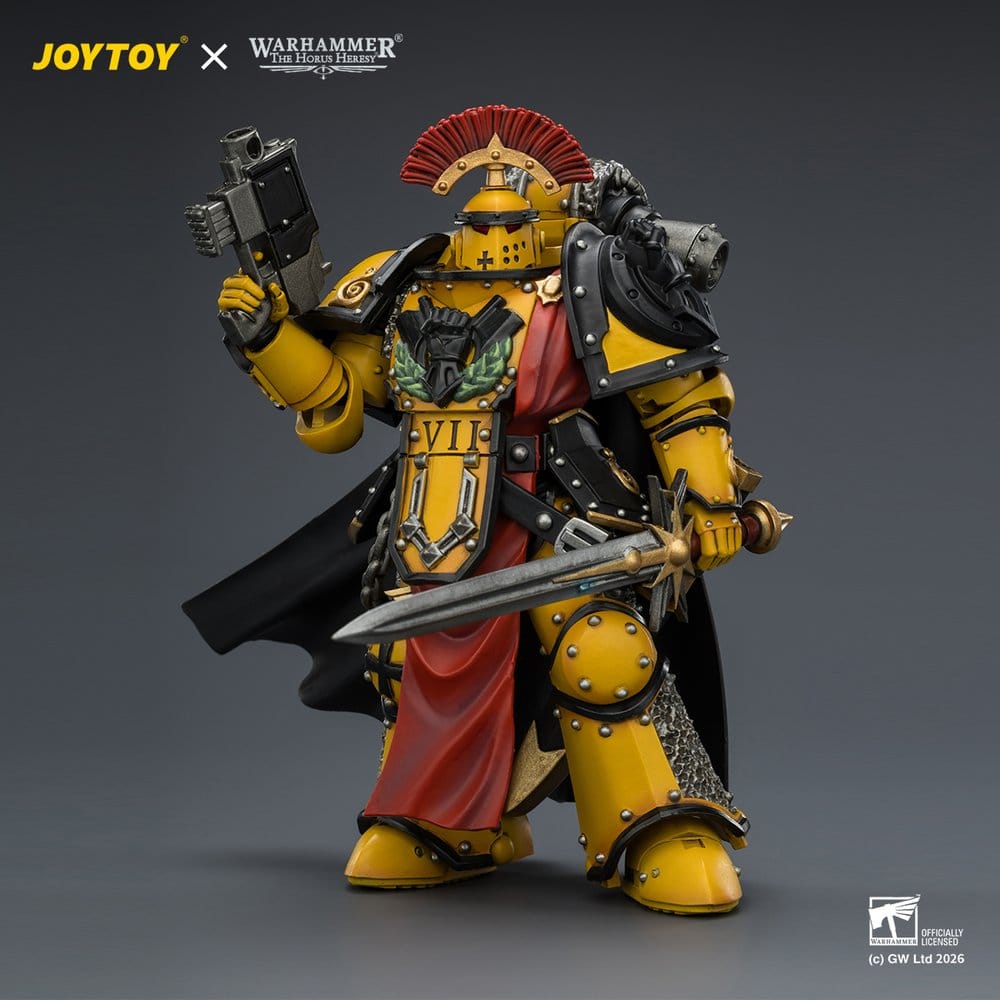 Warhammer figurine Imperial Fists Legion Praetor in Mk III Armour 13 cm