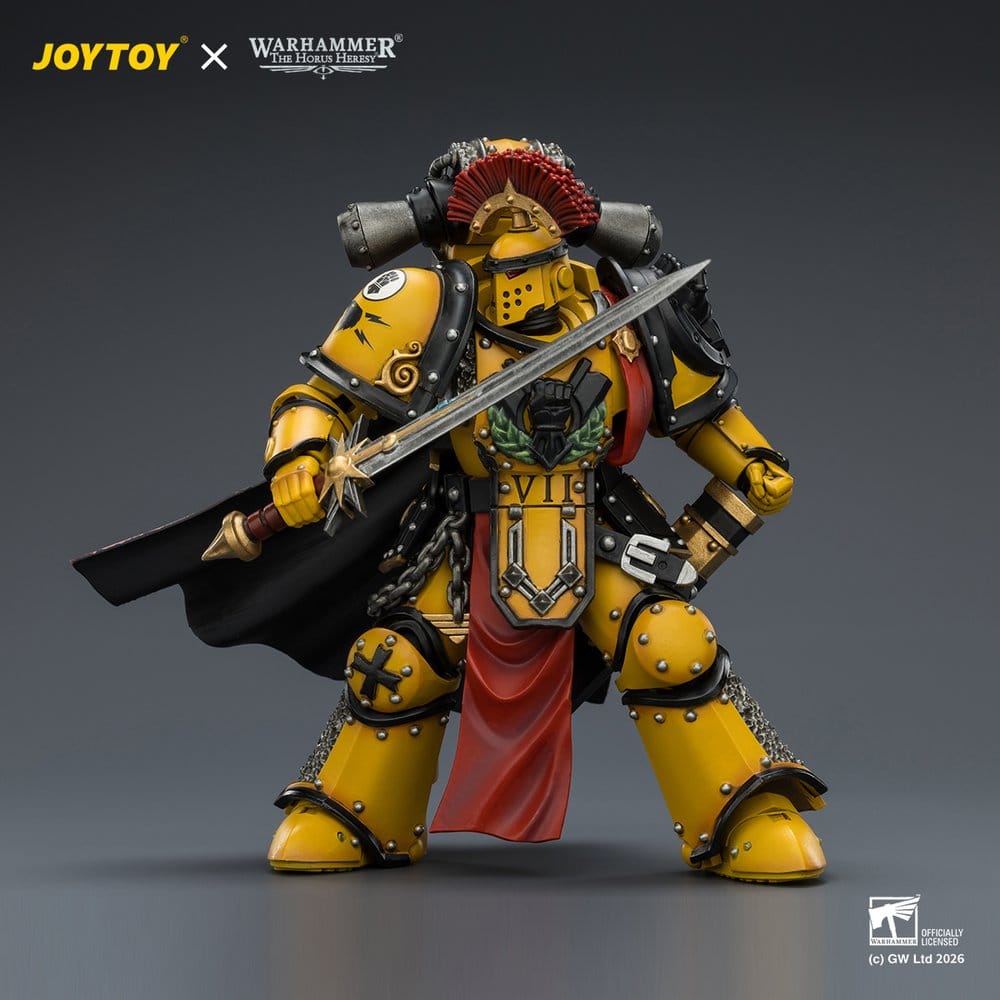 Warhammer figurine Imperial Fists Legion Praetor in Mk III Armour 13 cm