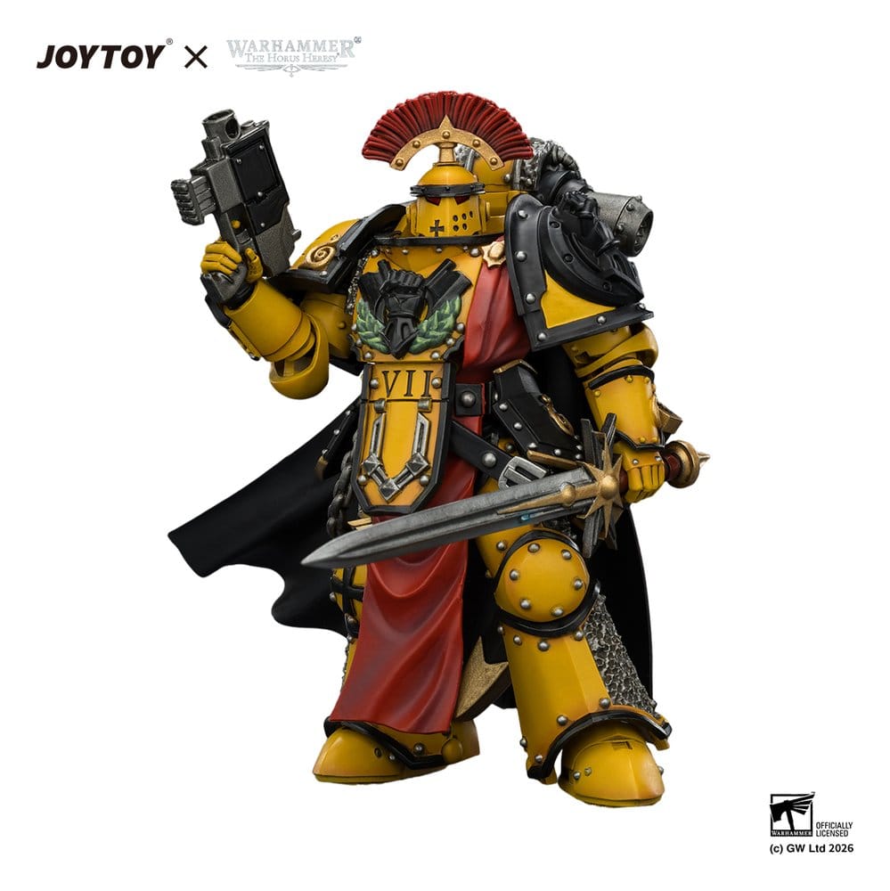 Warhammer figurine Imperial Fists Legion Praetor in Mk III Armour 13 cm