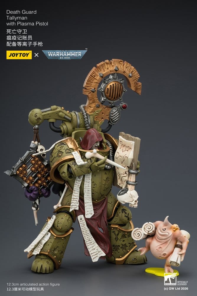 Warhammer 40,000 figurine Death Guard Tallyman 12 cm