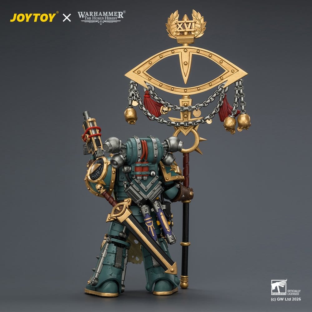 Warhammer figurine Sons of Horus Maloghurst the Twisted, the Warmaster's Equerry 13 cm
