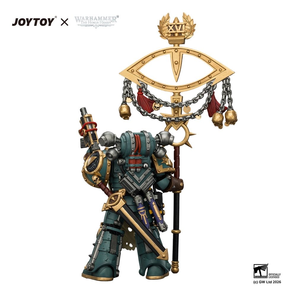 Warhammer figurine Sons of Horus Maloghurst the Twisted, the Warmaster's Equerry 13 cm