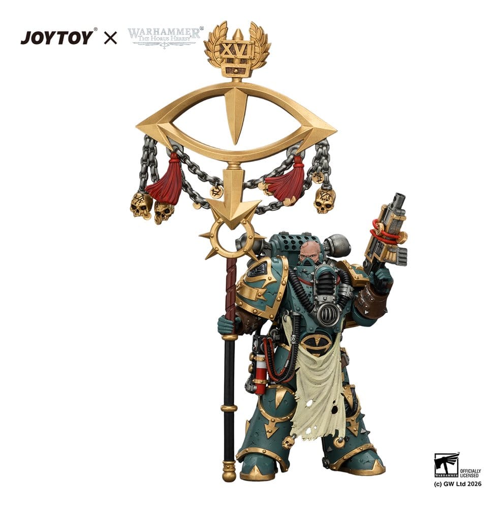 Warhammer figurine Sons of Horus Maloghurst the Twisted, the Warmaster's Equerry 13 cm