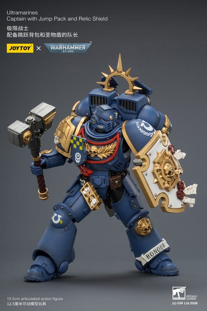 Warhammer figurine Ultramarines Captain 13 cm