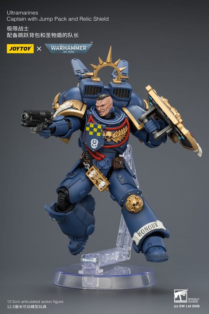 Warhammer figurine Ultramarines Captain 13 cm