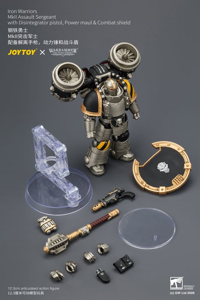 Warhammer The Horus Heresy figurine Iron Warriors MkII Assault Sergeant 12 cm