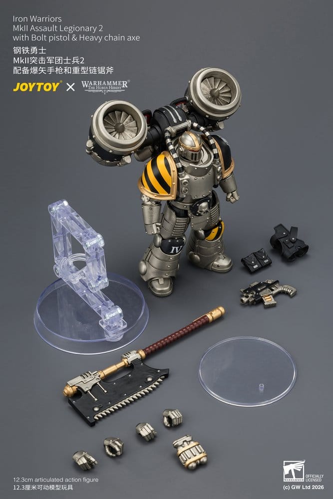 Warhammer The Horus Heresy figurine Iron Warriors MkII Assault Legionary 2 12 cm