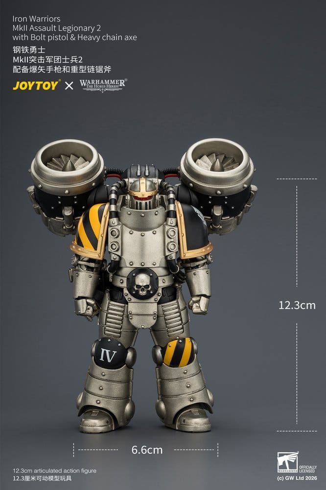 Warhammer The Horus Heresy figurine Iron Warriors MkII Assault Legionary 2 12 cm