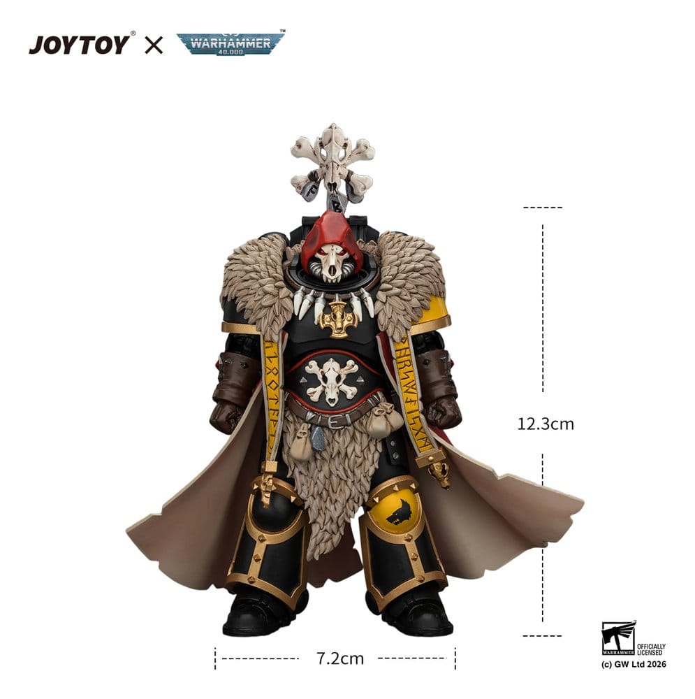 Warhammer figurine Space Wolves Wolf Priest 12 cm