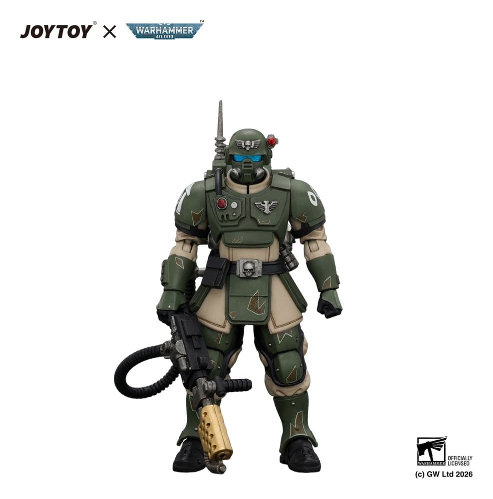 Warhammer figurine Astra Militarum Kasrkin 2 with Flamer