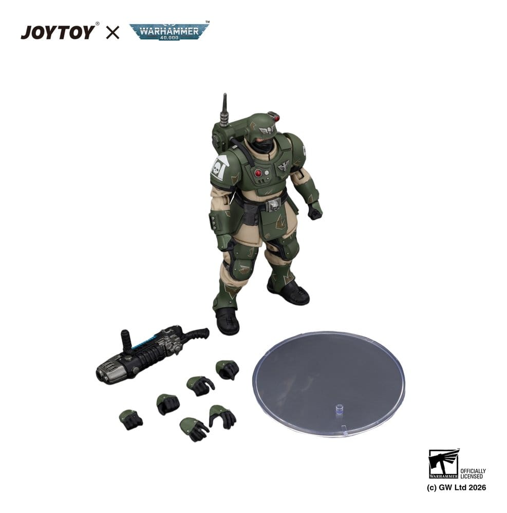 Warhammer figurine Astra Militarum Kasrkin 4 with Plasma Gun