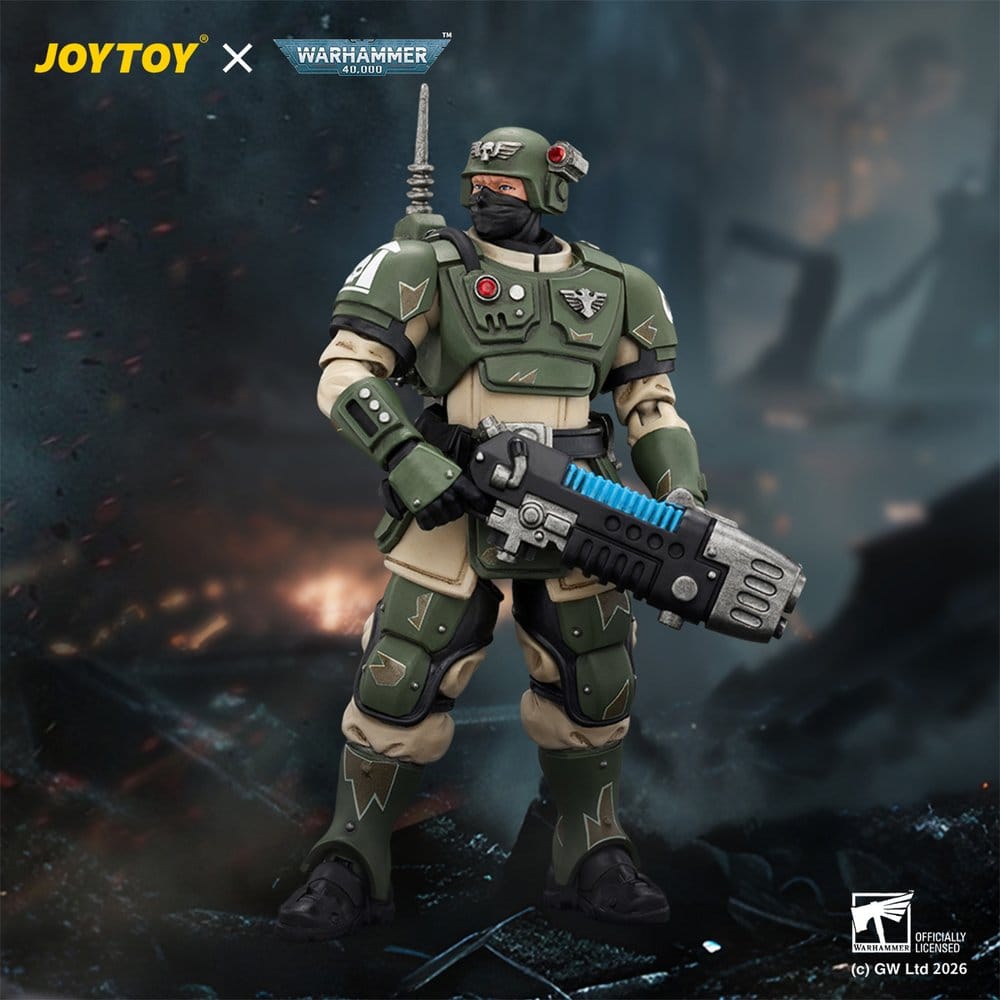 Warhammer figurine Astra Militarum Kasrkin 4 with Plasma Gun