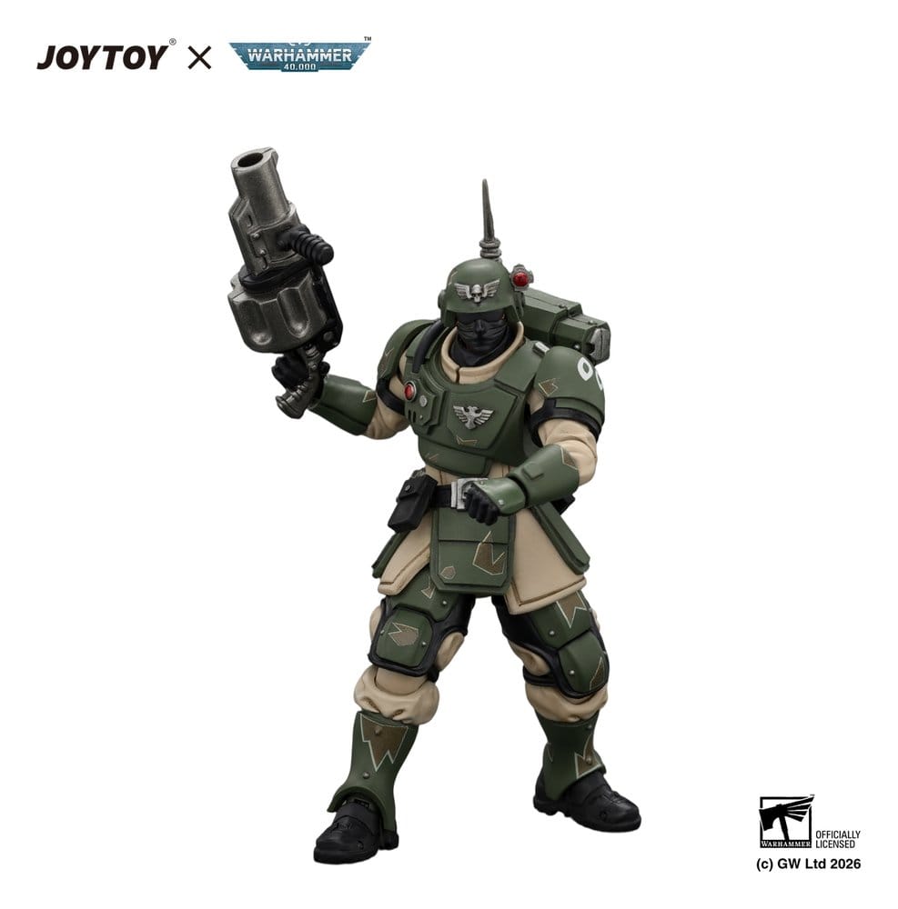 Warhammer figurine Astra Militarum Kasrkin 5 with Grenade Launcher