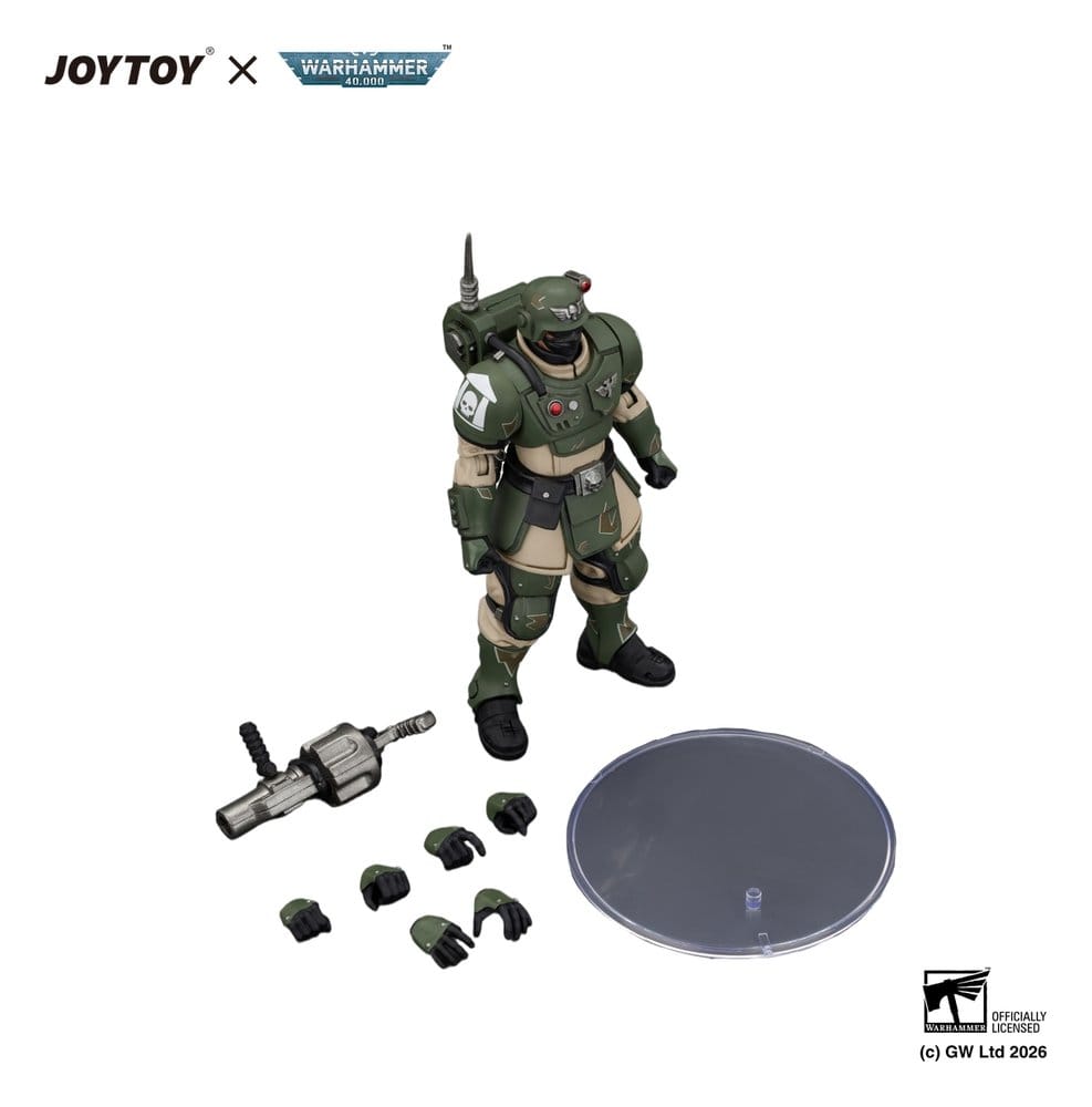 Warhammer figurine Astra Militarum Kasrkin 5 with Grenade Launcher