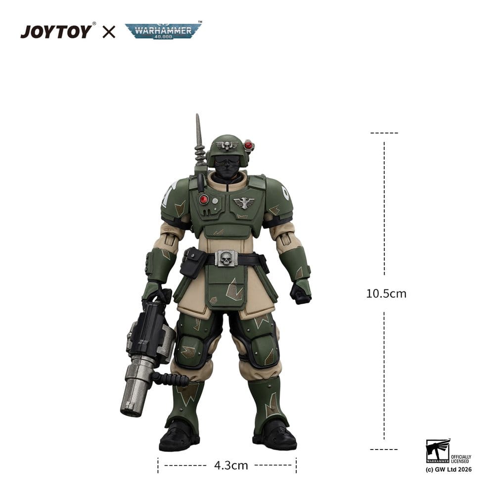 Warhammer figurine Astra Militarum Kasrkin 5 with Grenade Launcher