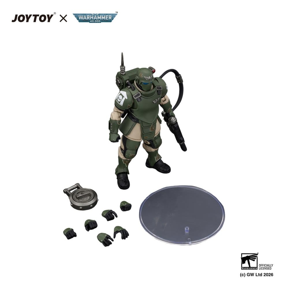 Warhammer figurine Astra Militarum Kasrkin 6 with Hot-shot Laspistol