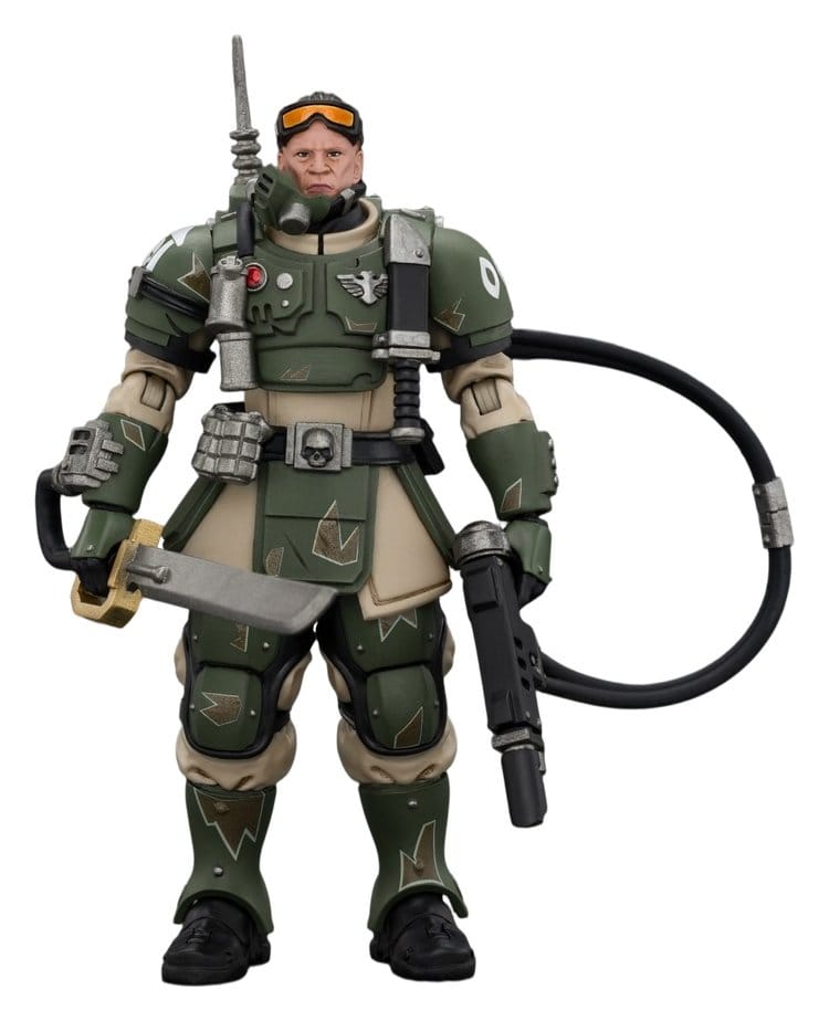 Warhammer figurine Astra Militarum Kasrkin 7 with Hot-shot Laspistol and Power Sword