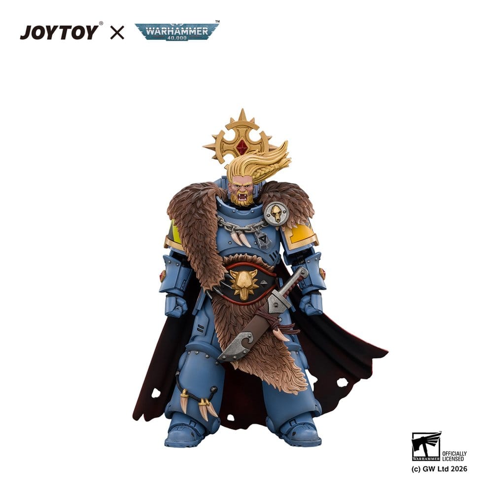 Space Marine figurine Space Wolves Wolf Guard Battle Leader 12 cm