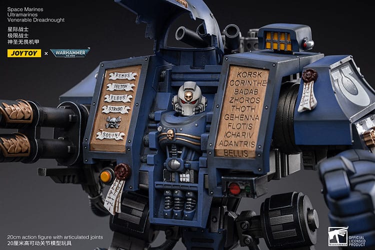 Warhammer 40k figurine 1/18 Space Marines Ultramarines Venerable Dreadnought 19 cm