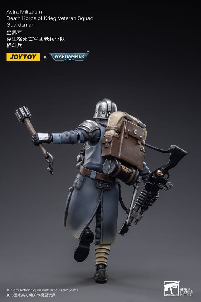 Warhammer 40k figurine 1/18 Astra MilitarumDeath Korps of Krieg Veteran Squad Guardsman 11 cm