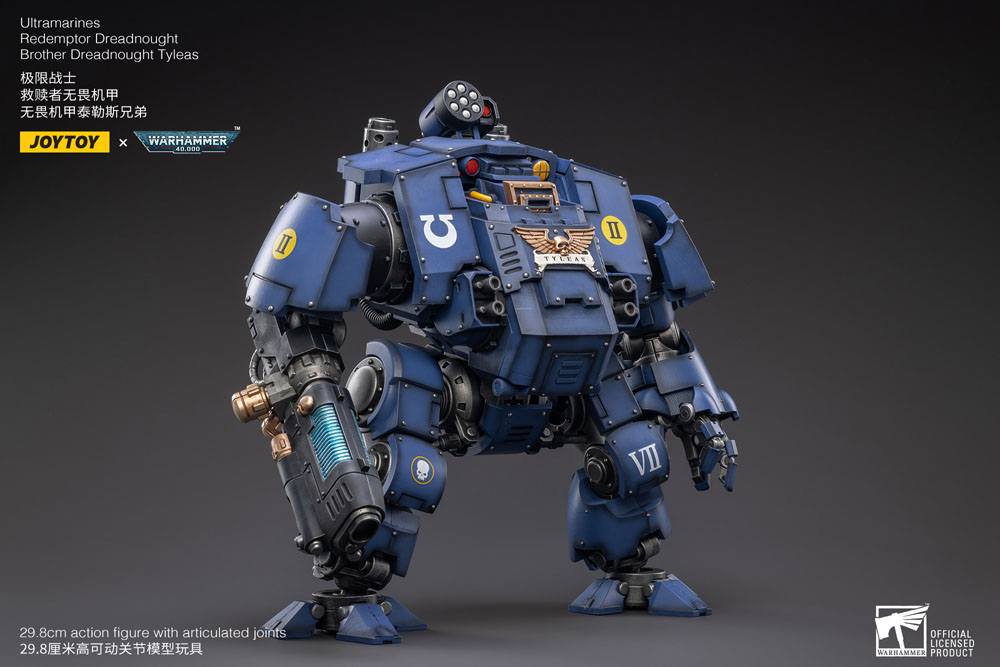Warhammer 40,000 figurine 1/18 Ultramarines Redemptor Dreadnought Brother Dreadnought Tyleas 30 cm Reproduction