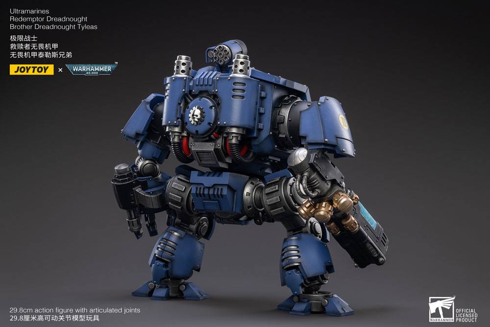 Warhammer 40,000 figurine 1/18 Ultramarines Redemptor Dreadnought Brother Dreadnought Tyleas 30 cm Reproduction